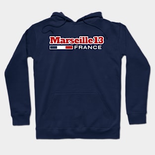 Marseille 13 France Retro Hoodie